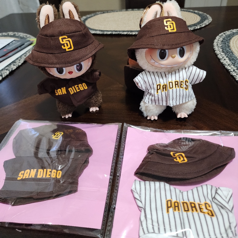 San Diego Padres LABUBU Outfits